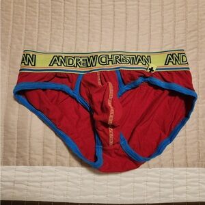 Andrew Christian Briefs w/ Show-it pouch.